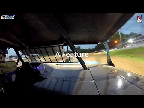 #25J Ryan Hargus - Midwest Mod - 6-29-2024 Springfield Raceway - In Car Camera - dirt track racing video image