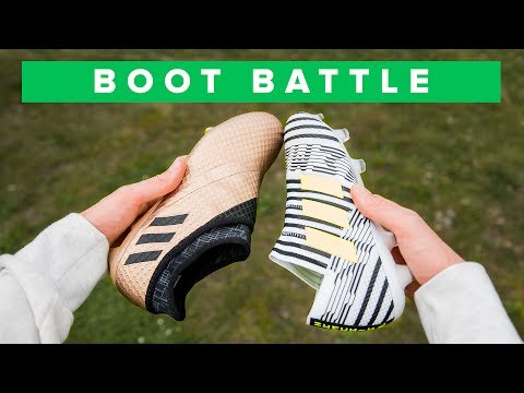 Nemeziz 17+ Vs Messi 16+ | adidas agility football boot battle - UC5SQGzkWyQSW_fe-URgq7xw