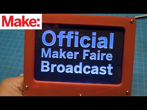 How to Make a Lighted Sign for your Maker Faire Broadcast - UChtY6O8Ahw2cz05PS2GhUbg