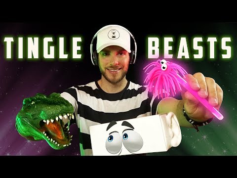 ASMR TINGLE LIKE A BEAST | Dino Mouth Sounds, Intense Tapping & More - UCzGEGjOCbgv9z9SF71QyI7g