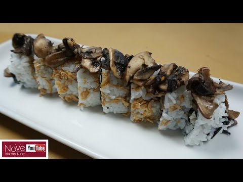 Crazy Mushroom Roll - How To Make Sushi Series - UCbULqc7U1mCHiVSCIkwEpxw