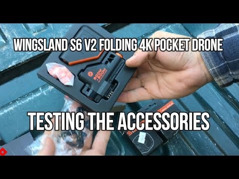 Wingsland S6 V2 Folding 4K Pocket Drone Testing The ACCESSORIES - UCU33TAvzA-wgPMgcrdMVIdg
