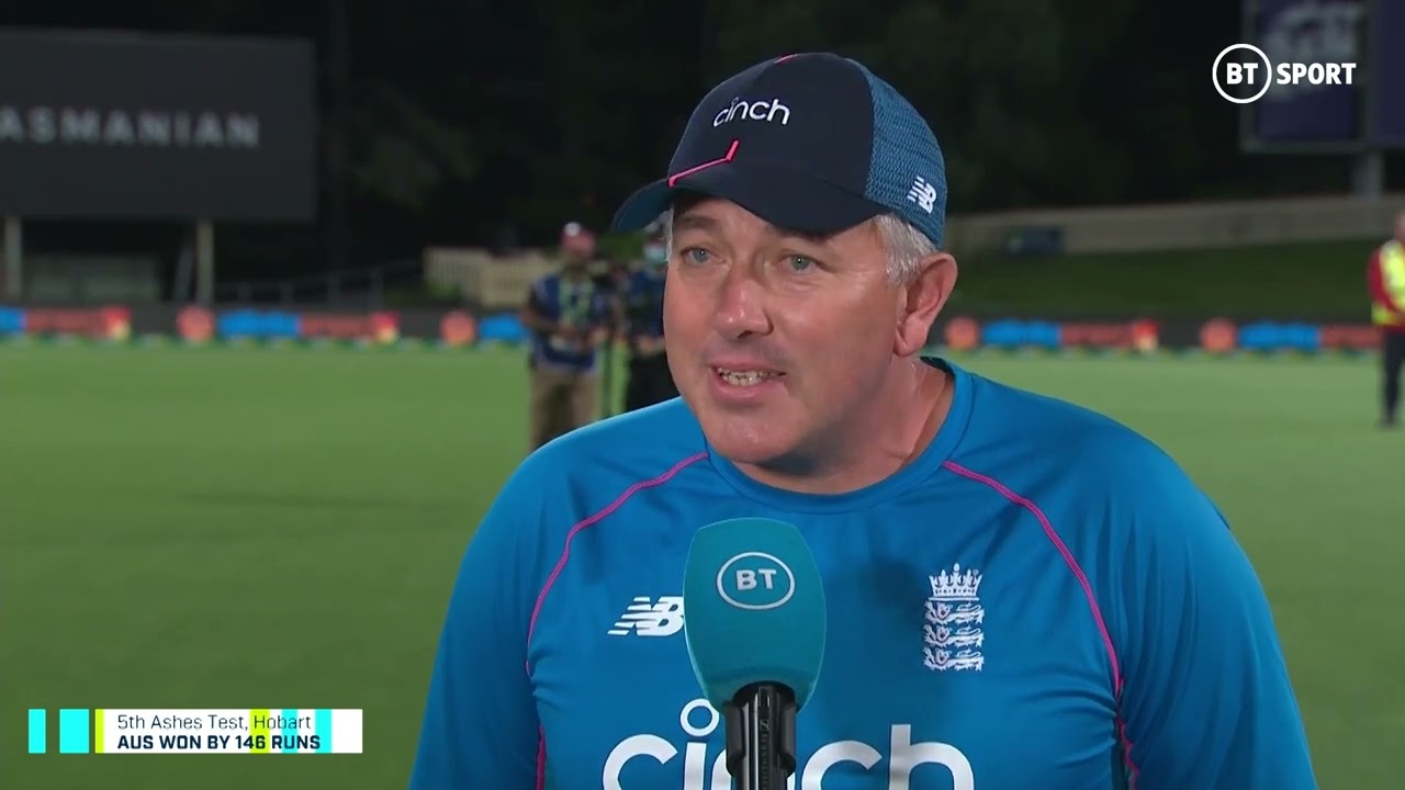 Under-fire England coach & selector Chris Silverwood reacts to 4-0 Ashes defeat