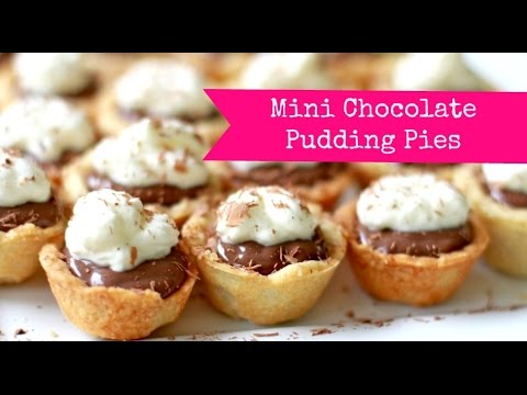 Cute Food: Mini Chocolate Pudding Pies - UCubwl8dqXbXc-rYE8MOSUnQ