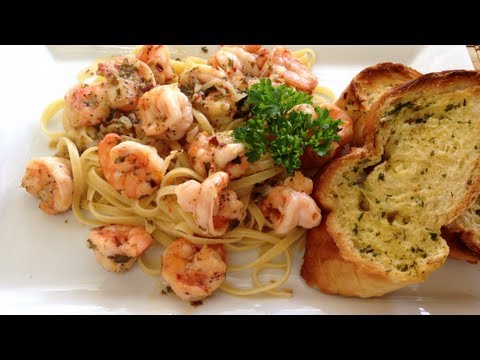 Camarones Scampi con pasta linguine  Receta - UCKkinZz8CfbX-Hr6zcXOO7Q