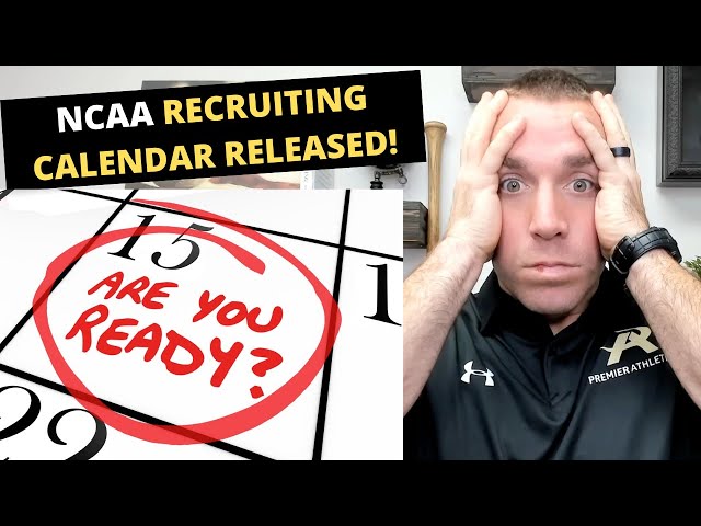 NCAA Baseball Recruiting Calendar