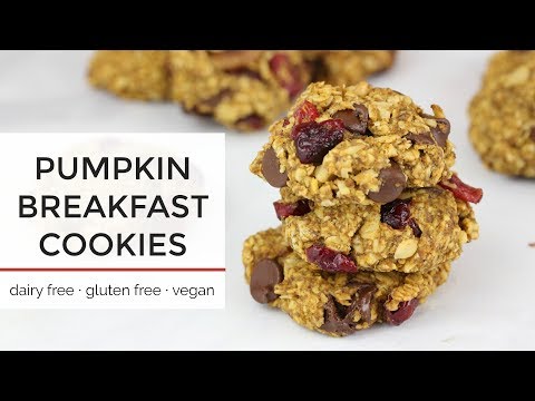 Pumpkin Breakfast Cookies | Easy Healthy Vegan Cookie Recipe - UCj0V0aG4LcdHmdPJ7aTtSCQ