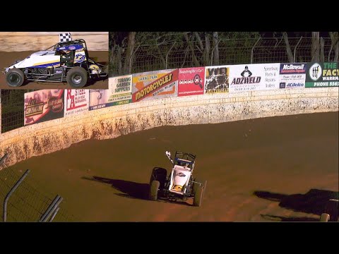 Wingless Sprints Gold Cup Final Laang Speedway 30-4-2022 - dirt track racing video image