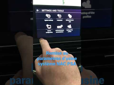 Hoe reset je het infotainmentsysteem van Peugeot?