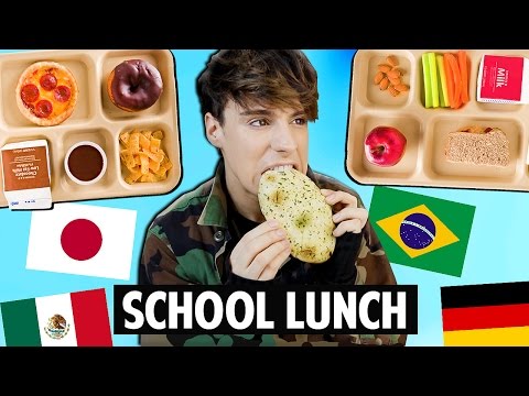 Trying SCHOOL LUNCH Around The World - UCYRDdicBXeo2zYB6Lg-oK7w