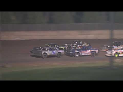 5/20/2023 IMCA Stock Car Crash - Shawano Speedway - dirt track racing video image