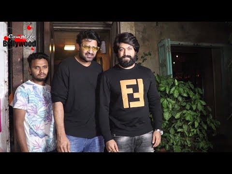 WATCH #Bollywood | South Sensation, Actors PRABHAS & KGF Yash Spotted At Pali Bhavan With Distributor Anil Thadani #India #Sandalwood #Celebrity