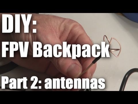 DIY: FPV backpack build part 2 (antennas) - UCahqHsTaADV8MMmj2D5i1Vw