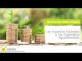 Imagen de la portada del video;Seminario Web: Los Impuestos Especiales y las cooperativas agroalimentarias