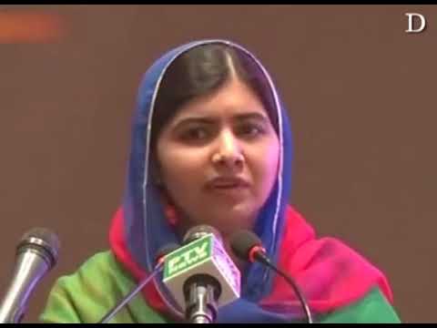 Emotional Speech Of Malala After Coming Home