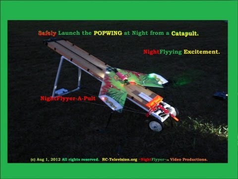 Night Flyying the PopWing using the NightFlyyer-A-Pult launcher mod. - UCvPYY0HFGNha0BEY9up4xXw