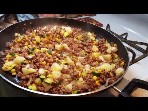 Picadillo Recipe - Ground Beef Hash Recipe - UCehYu6vFoOvu1MVPW24pUbQ