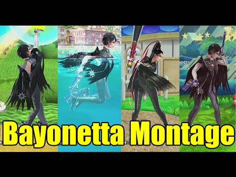 Bayonetta's Various Animations Montage & MUCH MORE (Super Smash Bros Wii U) - UCwtnZUOk44DCCFFT6QG6LdA