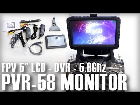 FoxtechFPV PVR-58 5" LCD Monitor DVR 5.8Ghz Boscam Reciever - UCOT48Yf56XBpT5WitpnFVrQ