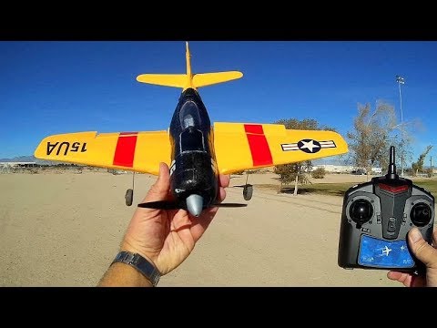 Tian Sheng TS866 F6F Hellcat Stabilized RC Aircraft Flight Test Review - UC90A4JdsSoFm1Okfu0DHTuQ