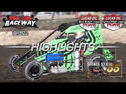 10.13.22 Lucas Oil POWRi National/West Midget League Highlights from Port City Raceway - dirt track racing video image