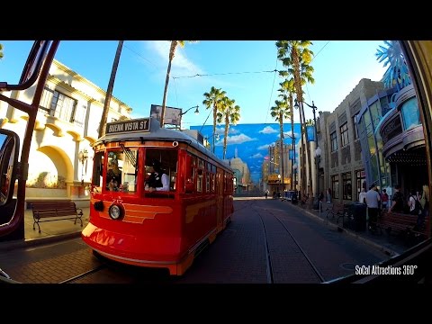 Red Car Trolley Front Row POV - Disney California Adventure - Disneyland - UCbDGvfJHf0r_WjS9voB8POA