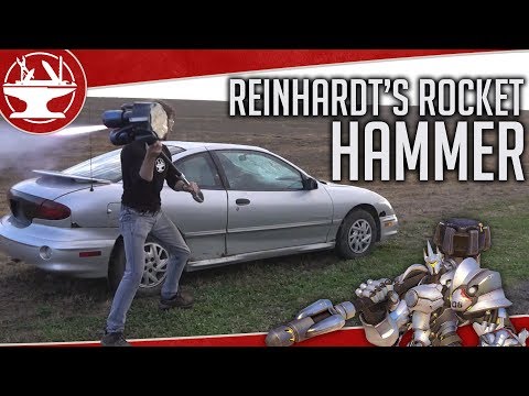 DESTROYING A CAR with Reinhardt's Rocket Hammer!!! - UCjgpFI5dU-D1-kh9H1muoxQ