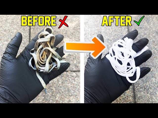 How to Clean Tennis Shoe Laces in 5 Easy Steps
