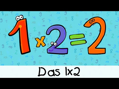 🔢 Das 1x2 || Kinderlieder zum Lernen