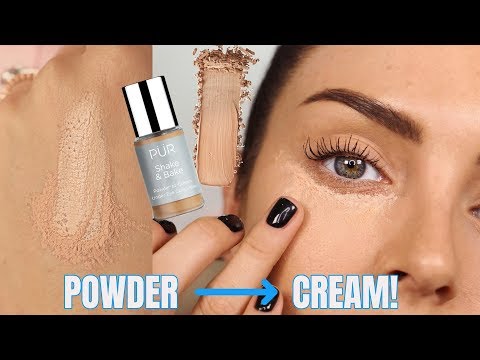 TRANSFORMING POWDER TO CREAM CONCEALER? One-Step Baking for Creaseless Undereyes \\ Review - UCLFW3EKD2My9swWH4eTLaYw