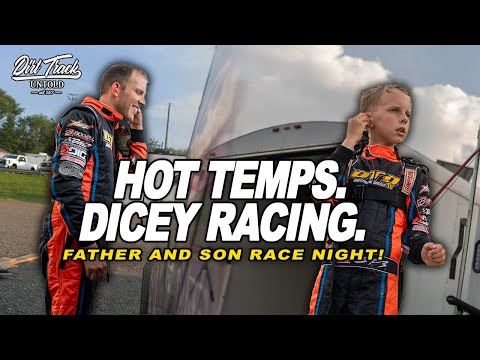 Searching For Speed &amp; Staying Out Of Trouble! Father And Son Duo Take On Action Track USA! - dirt track racing video image