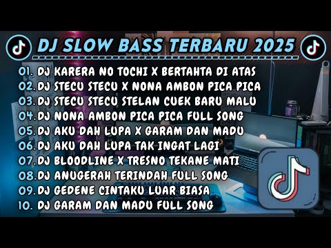DJ SLOWBASS TERBARU 2025 || DJ KARERA NO TOCHI X BERTAHTA DI ATAS || DJ STECU STECU X NONA PICA PICA
