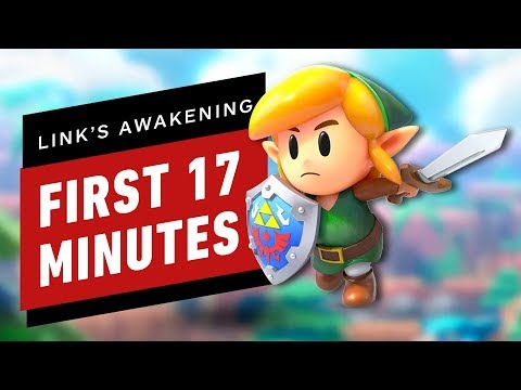 The First 17 Minutes of The Legend of Zelda Link's Awakening