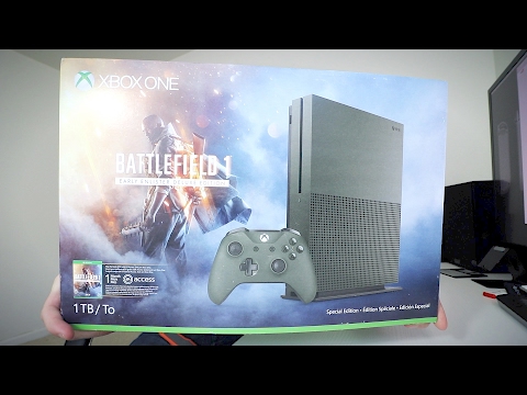 Xbox One S: Battlefield 1 Edition Unboxing - UCTikFhzCiIXfOMS7D29dvYg