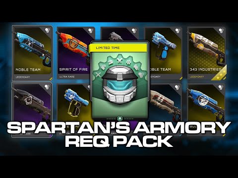 Halo 5 - LIMITED Spartan's Armory REQ Pack! 16 New Weapon Skins! - UCZmPkHZxpviguTuxU2K9g2A