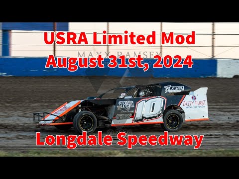 Longdale Speedway USRA Limited Mod 08/31/24 #10 Alex Wiens - dirt track racing video image