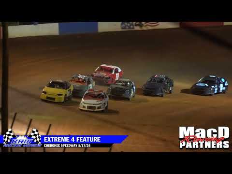 Extreme 4 Feature - Cherokee Speedway 8/17/24 - dirt track racing video image