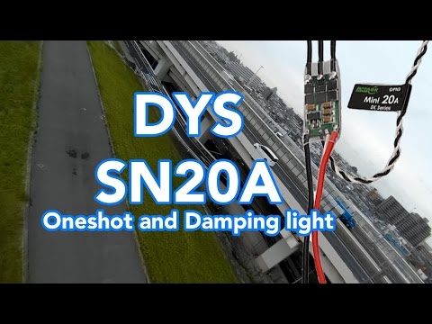 Flying with new ESCs: DYS SN20A with Oneshot and active braking - UCyfFgNaK7j73jAcrtsN7I9g