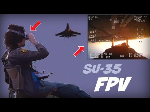 SU-35 with FPV goggles in split screen! - HD 50fps - UC5e-RaHpmEaLxJ6FP24ea7Q