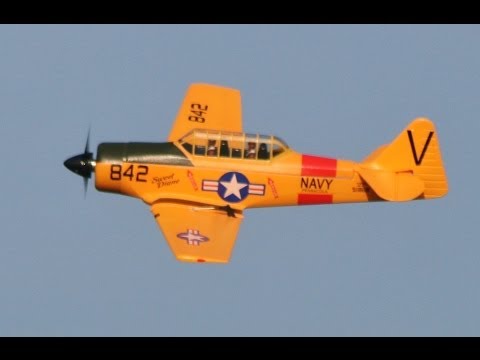 TEST FLIGHT - HOBBYKING RC MINI HARVARD / AT-6 TEXAN WARBIRD POCKET ROCKET- FUNFIGHTER - CMAC 2013 - UCMQ5IpqQ9PoRKKJI2HkUxEw