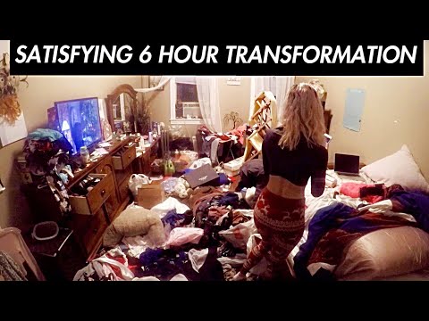 EXTREMELY MESSY ROOM CLEAN UP | TIME LAPSE - UCFFD9dMUDzfHUVGxQdBa-Uw