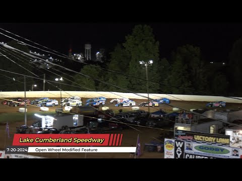 Lake Cumberland Speedway - Modified Feature - 7/20/2024 - dirt track racing video image