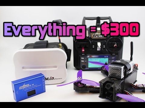 How to get FPV DRONE RACING for under $300! Parts +Full setup. - UC3ioIOr3tH6Yz8qzr418R-g