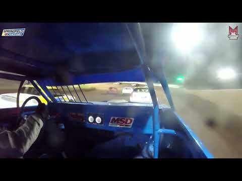 #85 Jody Tillman - Pure Stock - 5-4-2024 Springfield Raceway - In Car Camera - dirt track racing video image