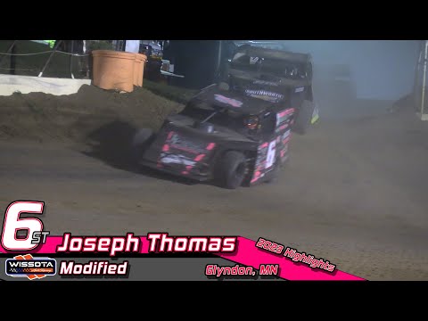 #6ST Joseph Thomas 2023 WISSOTA Modified Highlights - dirt track racing video image