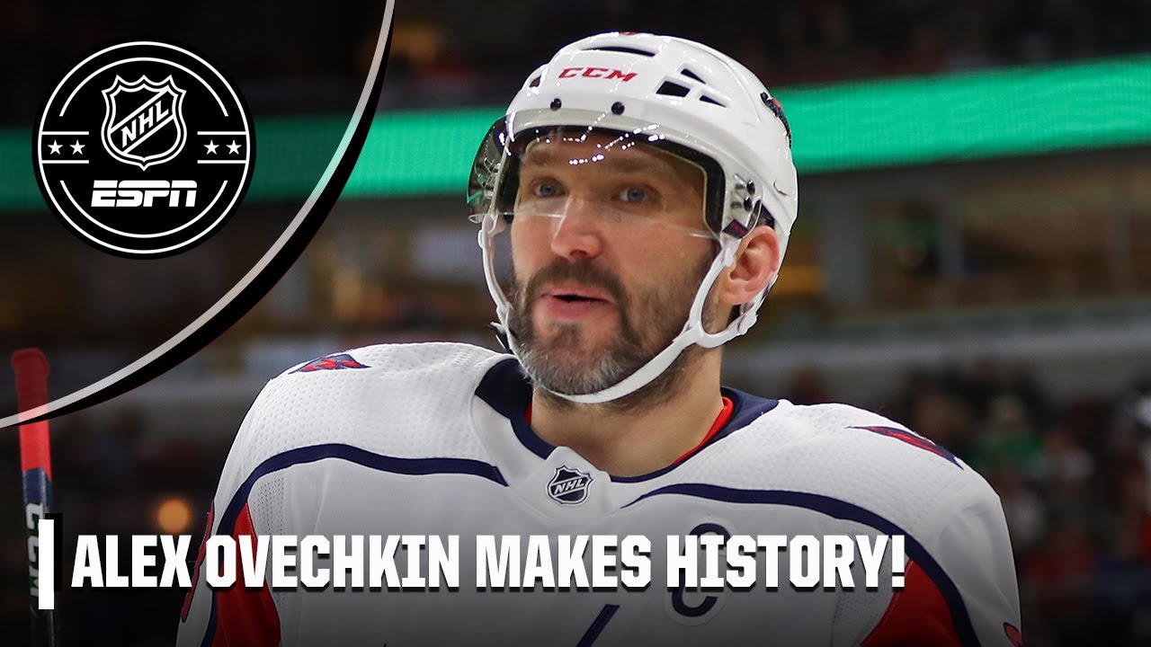 ALEX OVECHKIN SCORES 800TH CAREER GOAL IN HAT TRICK 🚨 | NHL on ESPN