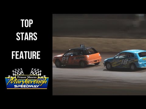 Junior Sedans Top Stars - Final - Maryborough Speedway - 1/1/2023 - dirt track racing video image