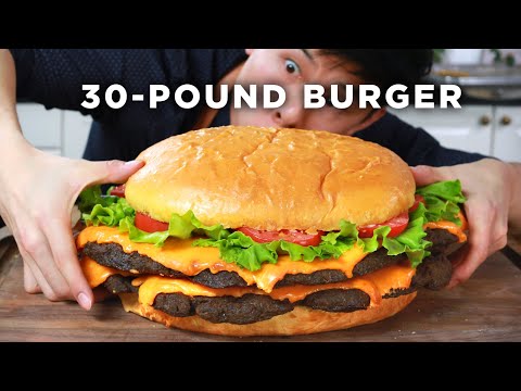 I Made A Giant 30-Pound Burger - UCJFp8uSYCjXOMnkUyb3CQ3Q