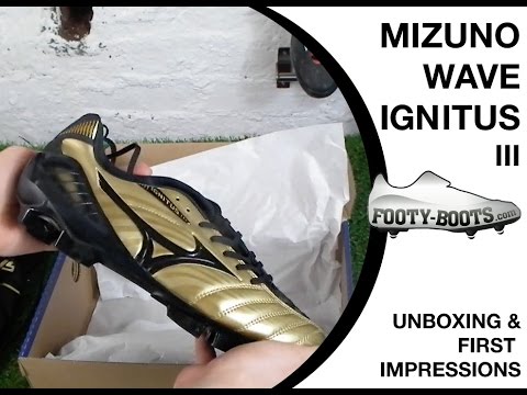 Mizuno Wave Ignitus III - Unboxing, Hands-On & First Impressions - Footy-Boots.com - UCOZf75QEfCepSOqC2Odx4_A