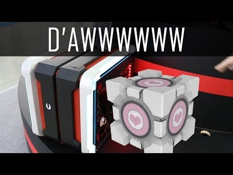 Bitfenix Makes a Companion Cube! - Computex 2014 - UCJ1rSlahM7TYWGxEscL0g7Q